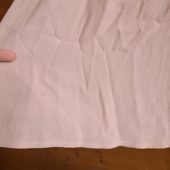 Aritzia Sunday Best Delilah Long Sleeve Mini Dress NWT XL Blush Pink Valentine - Picture 7 of 8